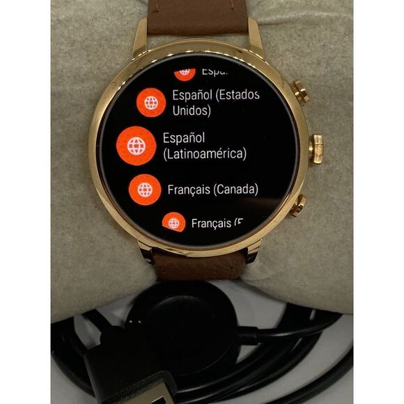 Fossil Gen 4 Authentic Digital Dial Smart Watch Custom Band FTW6018 ZA325 - Picture 2 of 12